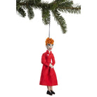 "Lucille Ball" Felt Ornament Christmas in July Silk Road Bazaar