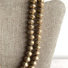Malian Brass Beaded Necklace - 20" Farafinya African Market Farafinya African Market