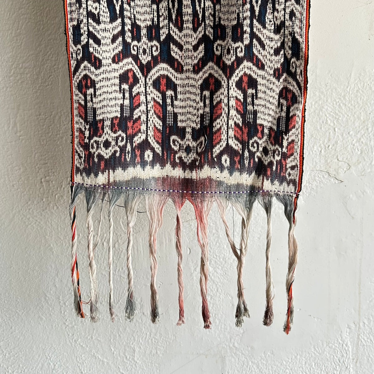 Mid 20th C. Indonesian Cotton Ikat Scarf B. Viz Design