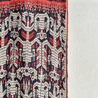 Mid 20th C. Indonesian Cotton Ikat Scarf B. Viz Design