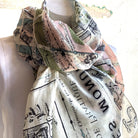 Paris Map Scarf Scarf Two's Company