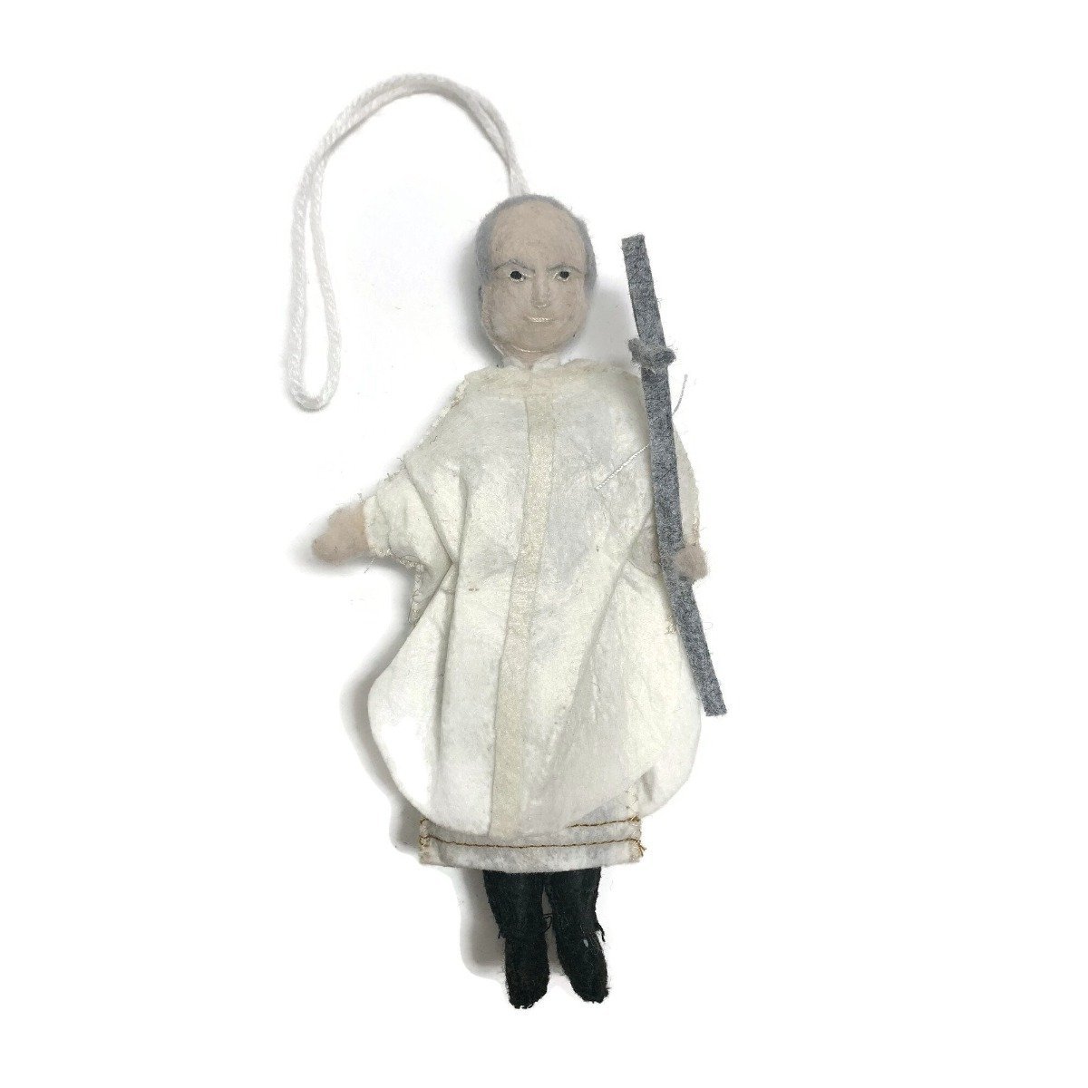 "Pope Francis" Felt Ornament Ornament Silk Road Bazaar