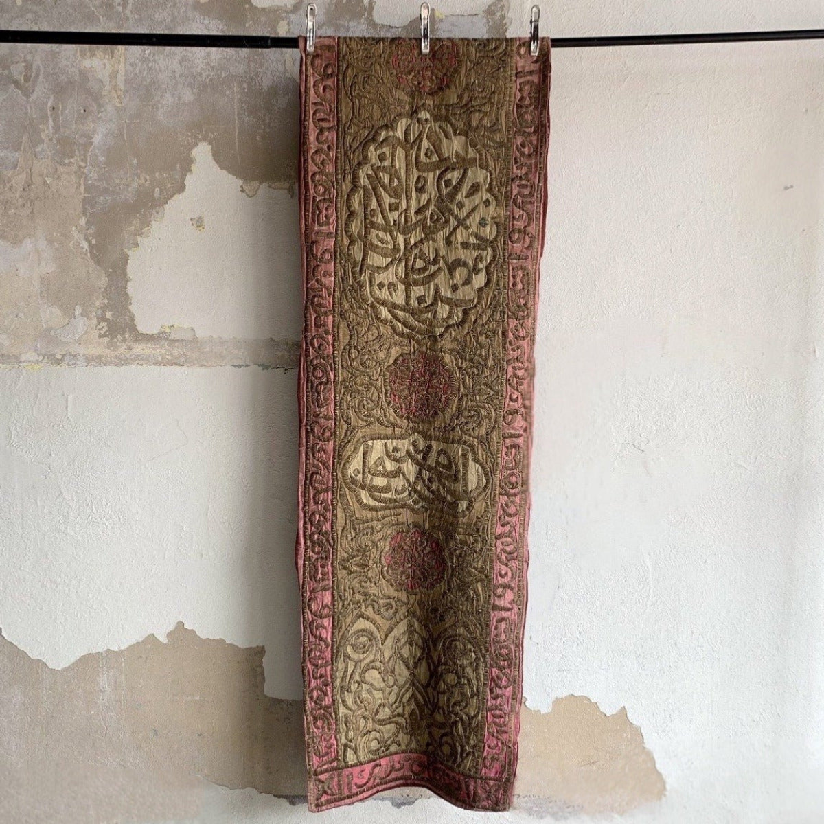 Raised Gold Embroidery Panel (#5571 | 24 x 95") Rebecca Vizard