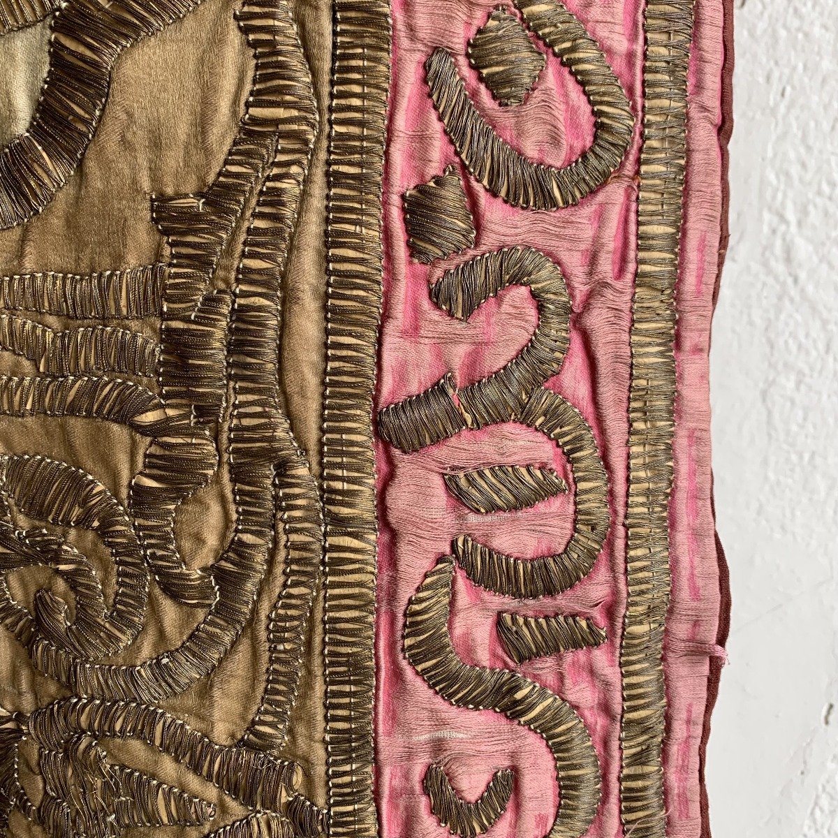 Raised Gold Embroidery Panel Rebecca Vizard