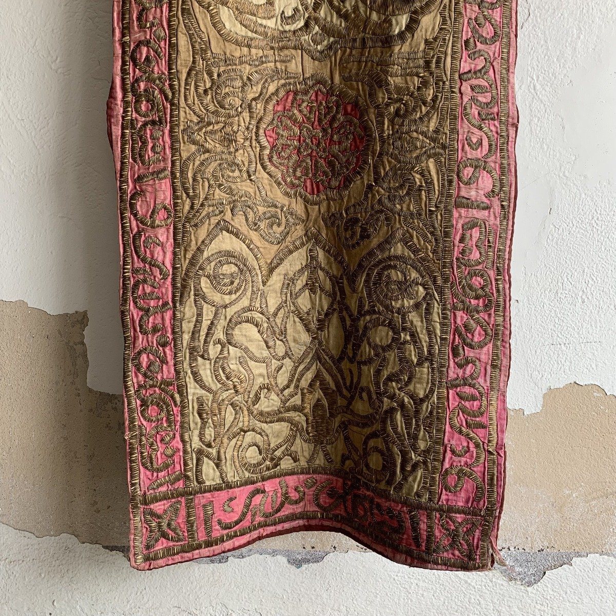 Raised Gold Embroidery Panel Rebecca Vizard