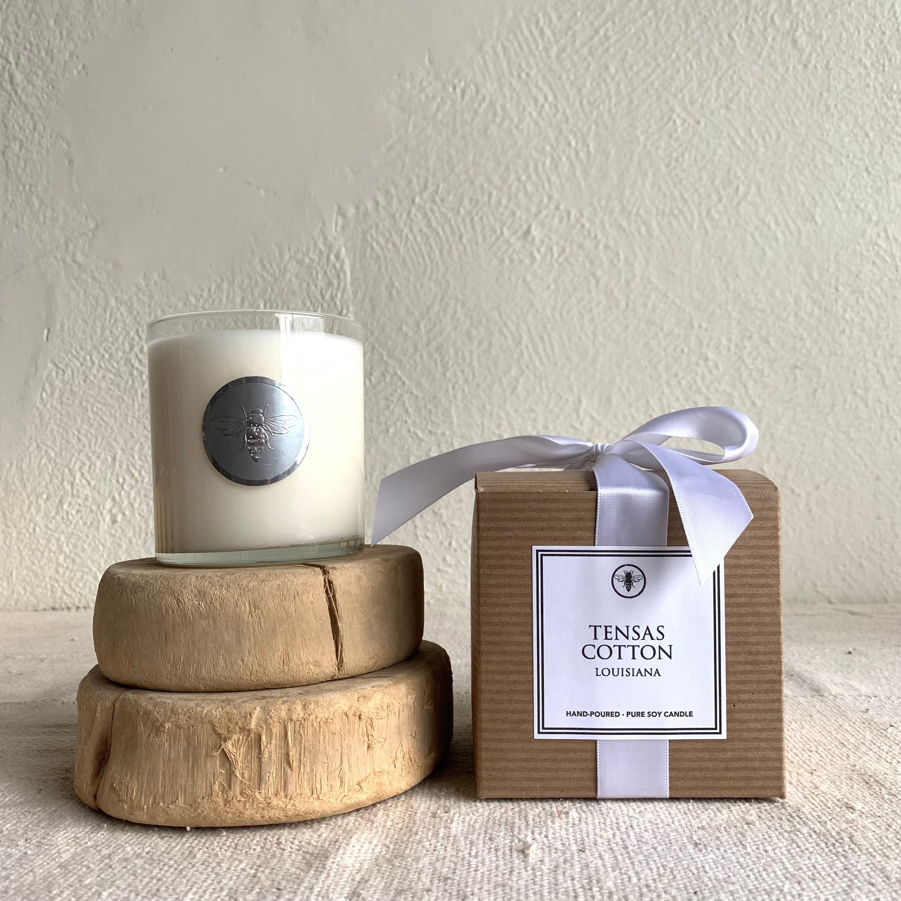 "Summer at Lake Bruin" Candles Candle Ella B. Candles Tensas Cotton 11 oz.