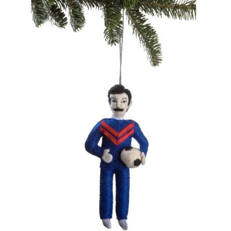 "Ted Lasso" Felt Ornament Holiday Ornaments Silk Road Bazaar
