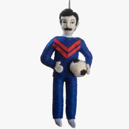 "Ted Lasso" Felt Ornament Holiday Ornaments Silk Road Bazaar