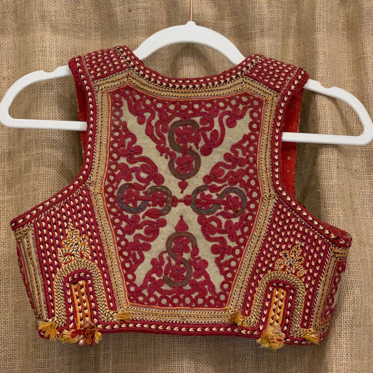 Vintage Indian Embroidered Children's Vest Vest Rebecca Vizard