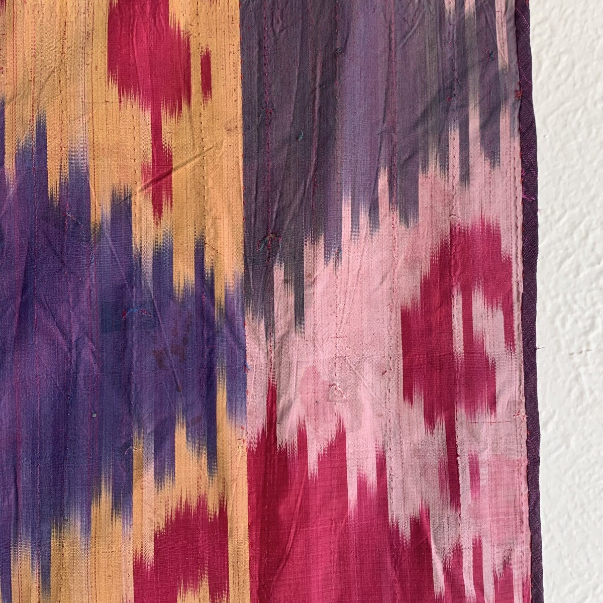 Vintage Silk Ikat Textile (#5541 | 82 x 40") B. Viz Design