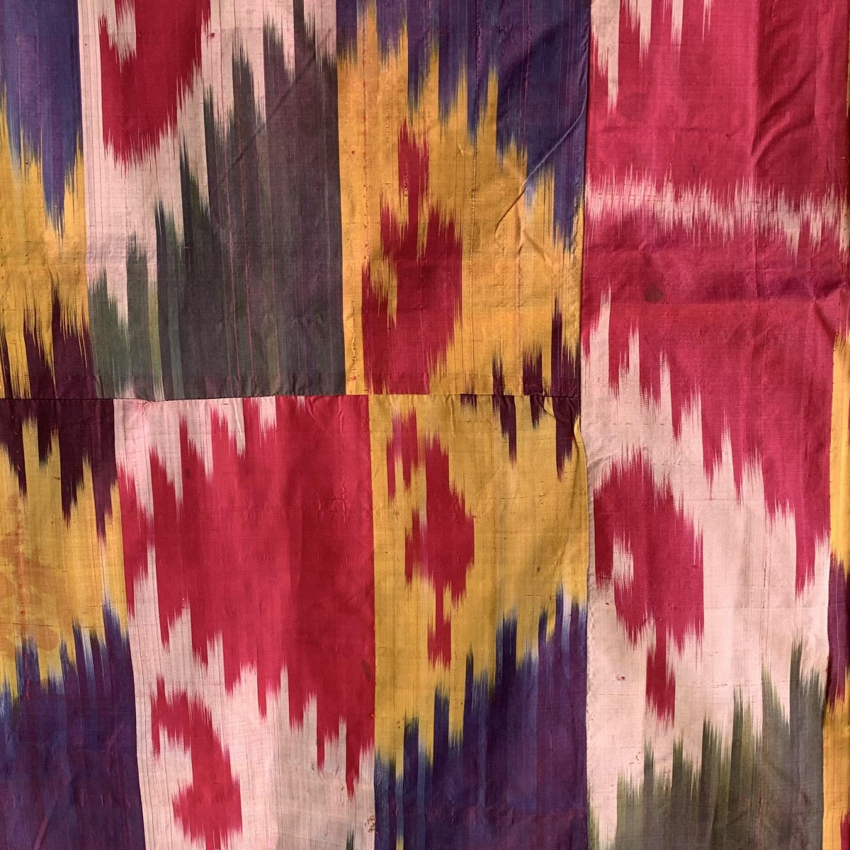Vintage Silk Ikat Textile (#5541 | 82 x 40") B. Viz Design