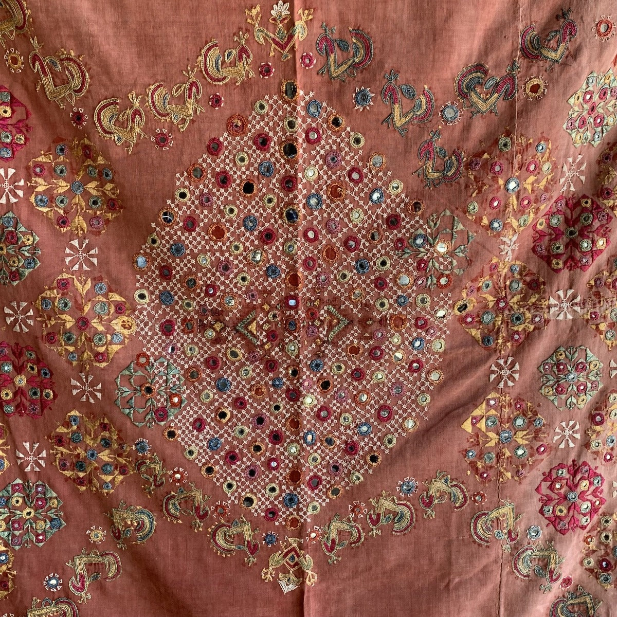 Vintage Sindh Abochani Shawl (#5540 | 85 x 50") B. Viz Design
