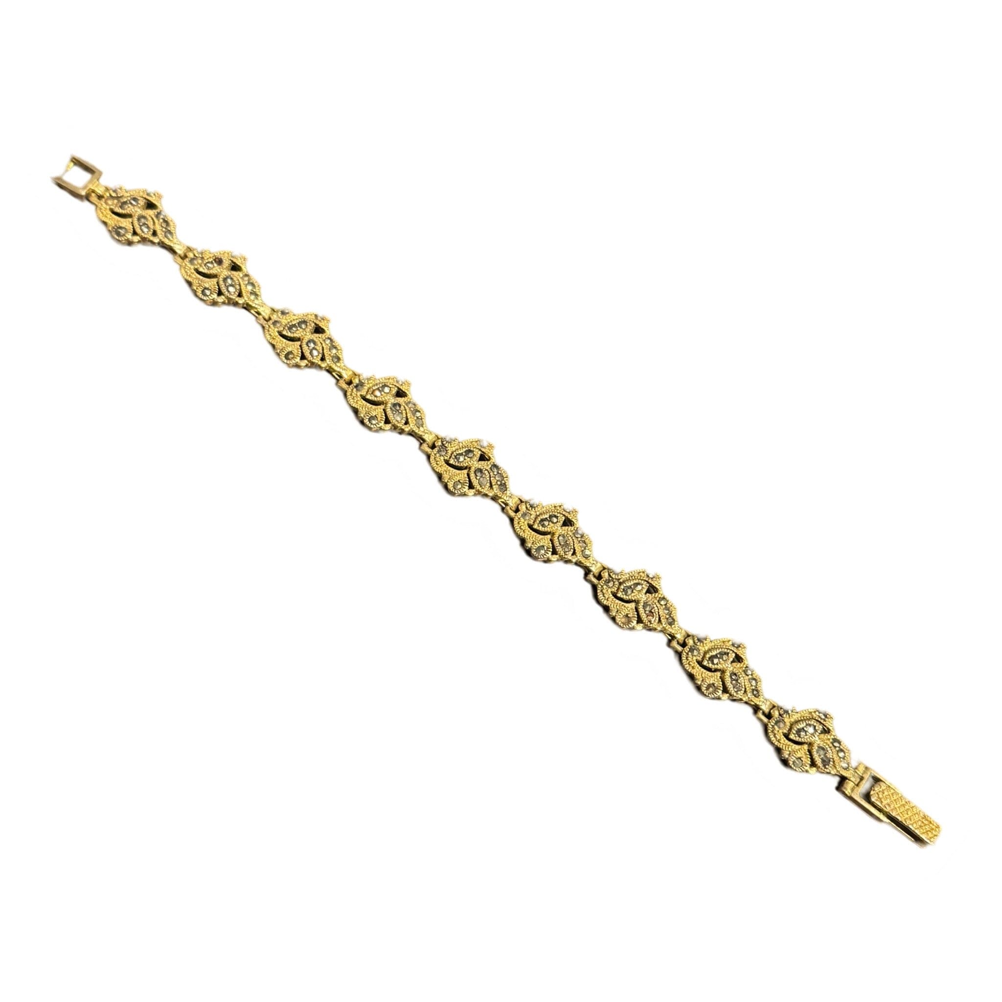 14k Gold Plated Jeweled Bracelet Bracelet Eyup Gunduz Jeweled Bracelet A | #8223 