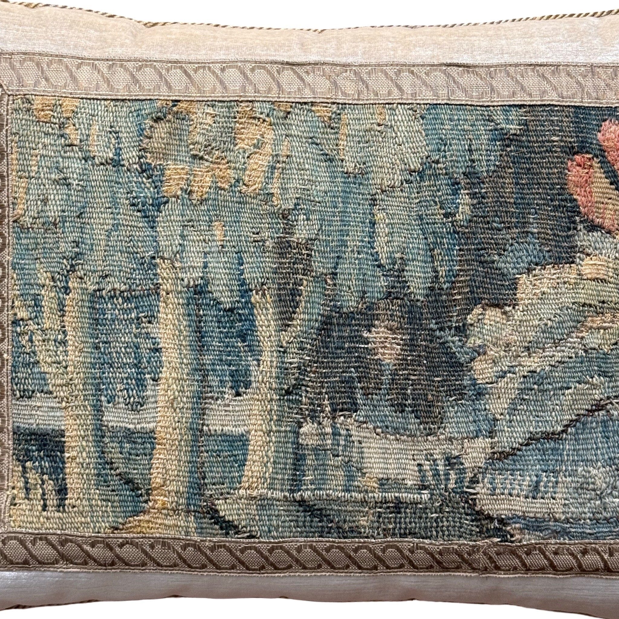 17th C. Tapestry Fragment (#T021225 | 14.5 x 18.5”) Pillows B. Viz Design 