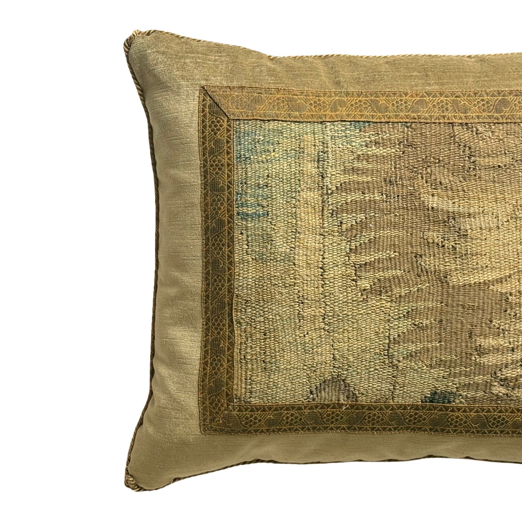 17th C. Tapestry Fragment (#T021325 | 13.5 x 18”) Pillows B. Viz Design 