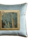 17th Century Flemish Tapestry Fragment (#T040525 | 13.5 x 13.5") New Pillows B. Viz Design 