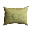 1950s Orsini Fortuny Backed with Pale Chartreuse Velvet (#F032126A&B | 15 x 20") New Pillows B. Viz Design 
