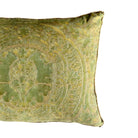 1950s Orsini Fortuny Backed with Pale Chartreuse Velvet (#F062825 | 15 x 19") New Pillows B. Viz Design 