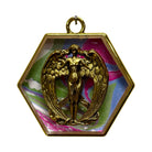 Acrylic Frame With Angel / Slight Imperfections (#10852 | 3 1/4 x 1") Objet d'Art Museum Bees 