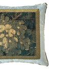 Antique 17th C. Verdure Tapestry Fragment (#T040325 | 16 x 16") New Pillows B. Viz Design 