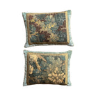 Antique 17th Century Verdure Tapestry Fragment (#T040825B | 14 x 18.5") New Pillows B. Viz Design 
