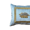 Antique Ecclesiastic Gold and Silver Embroidery Applique (#A101023 | 13 x 16") New Pillows B. Viz Design 