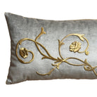 Antique European Raised Gold Metallic Embroidery (#E062125 | 15 x 35") New Pillows B. Viz Design 