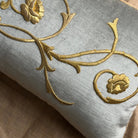 Antique European Raised Gold Metallic Embroidery (#E062125 | 15 x 35") New Pillows B. Viz Design 