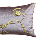Antique European Raised Gold Metallic Embroidery (#E062325 | 14 x 24") New Pillows B. Viz Design 