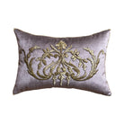 Antique European Raised Gold Metallic Embroidery (#E070725A&B | 13 x 19") New Pillows B. Viz Design 