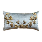 Antique European Raised Gold Metallic Embroidery (#E072324 | 16 x 29") New Pillows B. Viz Design 
