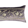 Antique European Raised Silver Metallic Embroidery (#E091023 | 13 x 28") New Pillows B. Viz Design 