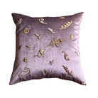 Antique Metallic Embroidery (#E061525A&B | 21 x 21" New Pillows B. Viz Design 