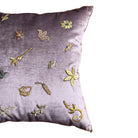 Antique Metallic Embroidery (#E061525A&B | 21 x 21" New Pillows B. Viz Design 