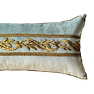 Antique Ottoman Empire Gold Metallic Embroidery (#E040224 | 12 x 32") New Pillows B. Viz Design 