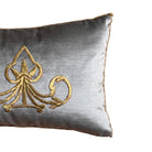 Antique Ottoman Empire Raised Gold Embroidery (#E010626 | 12 x 17") New Pillows B. Viz Design 