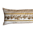 Antique Ottoman Empire Raised Gold Embroidery (#E013026 | 14 x43.5") New Pillows B. Viz Design 
