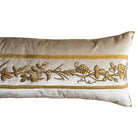 Antique Ottoman Empire Raised Gold Embroidery (#E013026 | 14 x43.5") New Pillows B. Viz Design 
