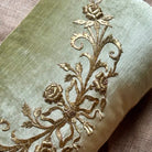 Antique Ottoman Empire Raised Gold Embroidery (#E030425 | 15 x 27") New Pillows B. Viz Design 
