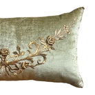 Antique Ottoman Empire Raised Gold Embroidery (#E030425 | 15 x 27") New Pillows B. Viz Design 