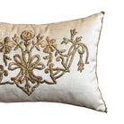 Antique Ottoman Empire Raised Gold Embroidery (#E062225A&B | 13" x 19") New Pillows B. Viz Design 