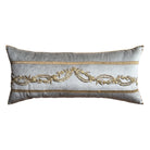 Antique Ottoman Empire Raised Gold Embroidery (#E080225 | 14 x 31") New Pillows B. Viz Design 