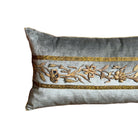 Antique Ottoman Empire Raised Gold Embroidery (#E090124 | 14 x43.5") New Pillows B. Viz Design 