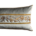 Antique Ottoman Empire Raised Gold Embroidery (#E090124 | 14 x43.5") New Pillows B. Viz Design 