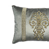Antique Ottoman Empire Raised Gold Embroidery (#E092223A&B | 14 x 18 1/2") New Pillows B. Viz Design 