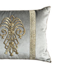 Antique Ottoman Empire Raised Gold Embroidery (#E092223A&B | 14 x 18 1/2") New Pillows B. Viz Design 