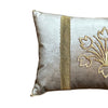 Antique Ottoman Empire Raised Gold Embroidery (#E100923 | 11"x17.5") New Pillows B. Viz Design 