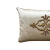 Antique Ottoman Empire Raised Gold Embroidery (#E110423A&B | 9 1/2 x 14 1/2") New Pillows B. Viz Design 