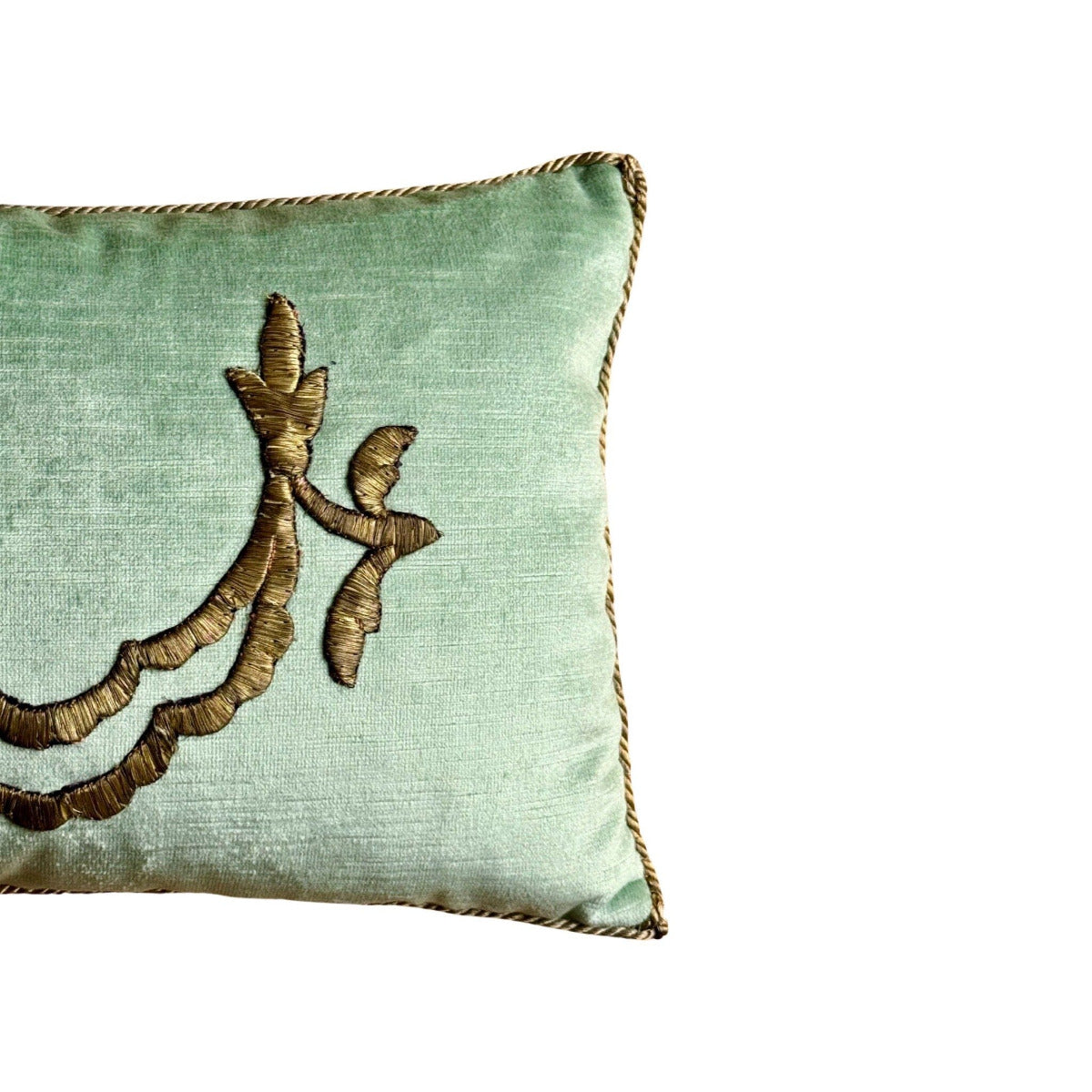 Antique Ottoman Empire Raised Gold Metallic Embroidery (#E021024 | 10 x 15