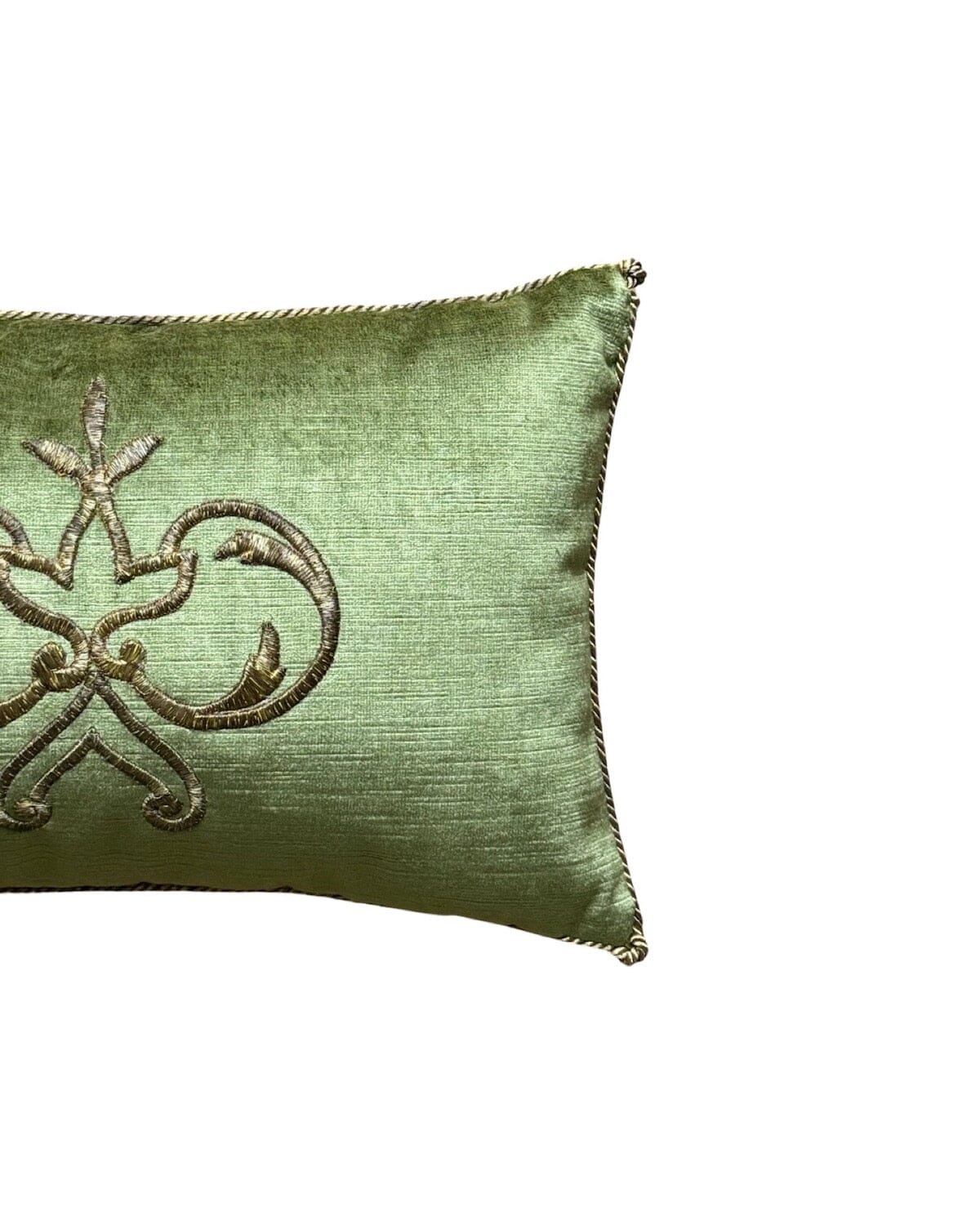 Antique Ottoman Empire Raised Gold Metallic Embroidery (#E021424 | 10 x 15") New Pillows B. Viz Design 